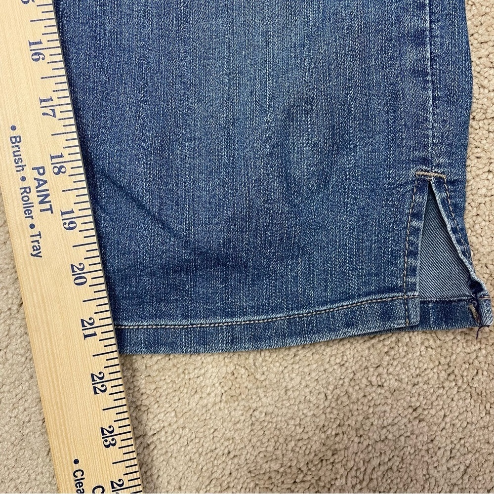 NYDJ Denim Jeans Women's Crop Lift Tuck Technology Medium Wash Size 8 - Picture 7 of 13